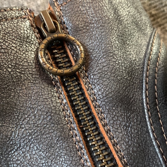 Vintage spats style ankle booties, made in Italy 8/39 - Picture 5 of 11